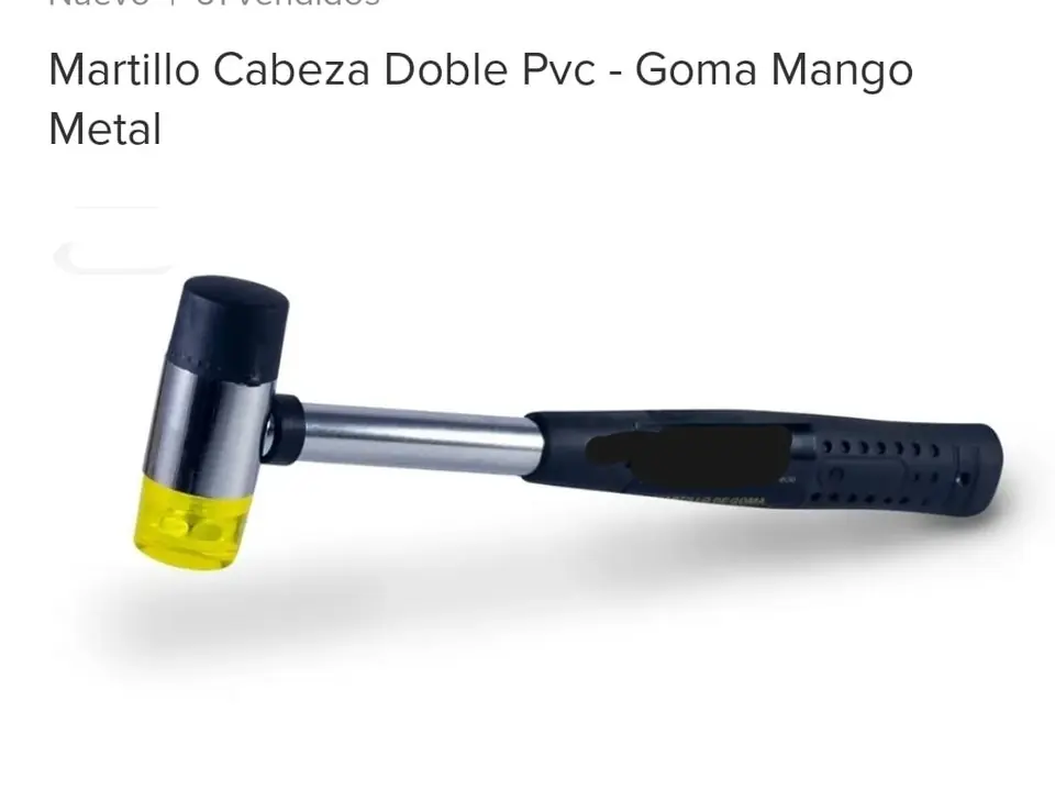 MARTILLO PVC-GOMA CHICO 25MM (U200)
