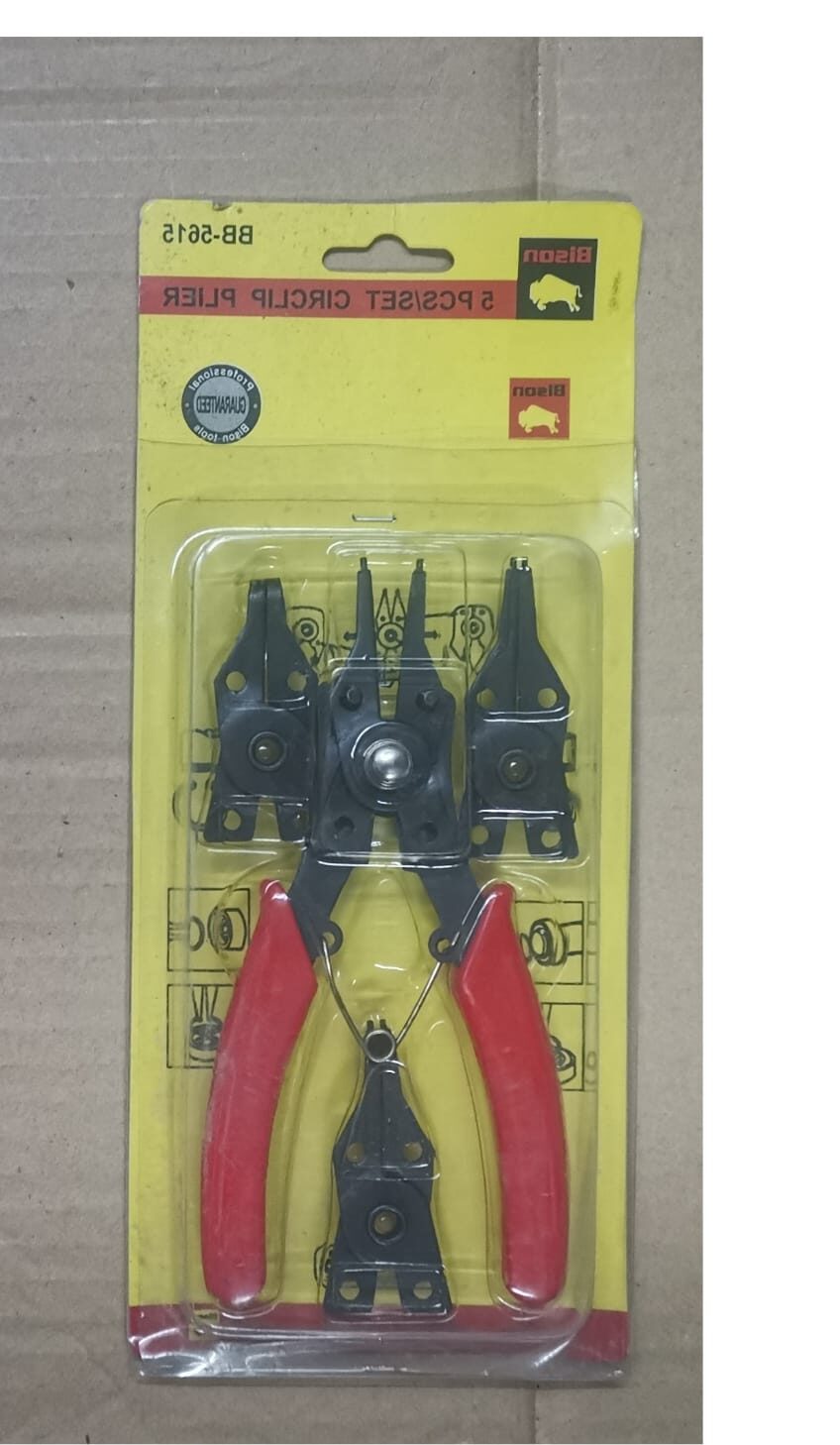 PINZA SEGUER 4 PUNTAS CAMBIABLE BISON (U370)