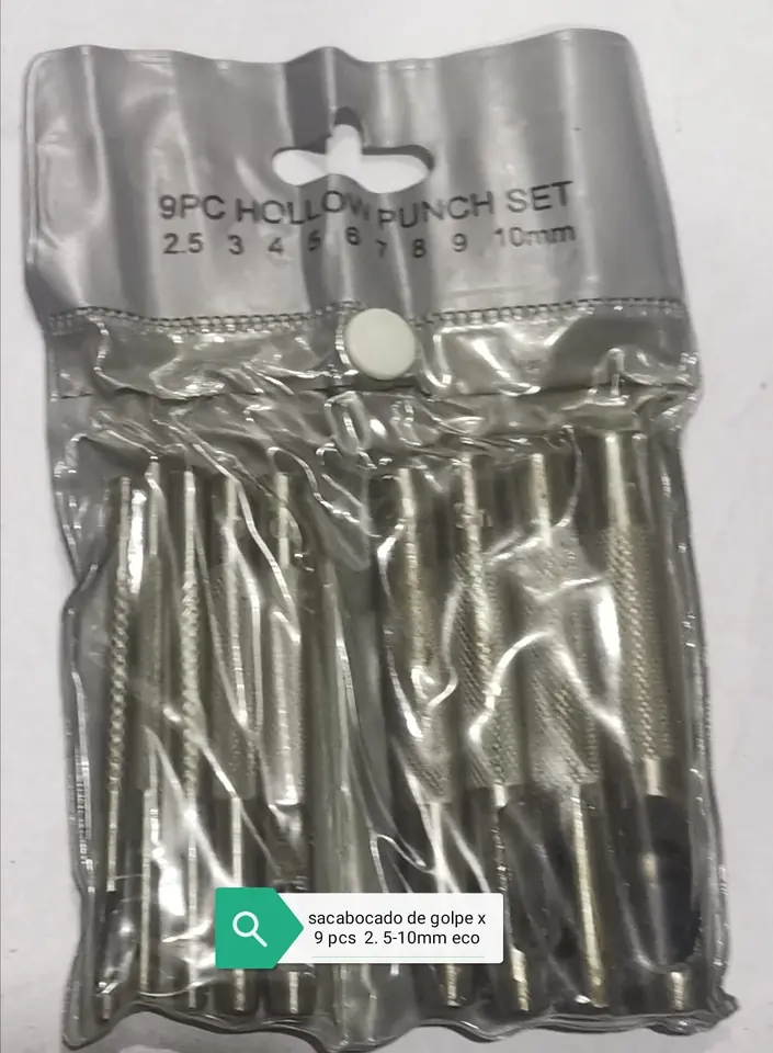 SACABOCADOS A GOLPE SET X 9PCS MM (U350)