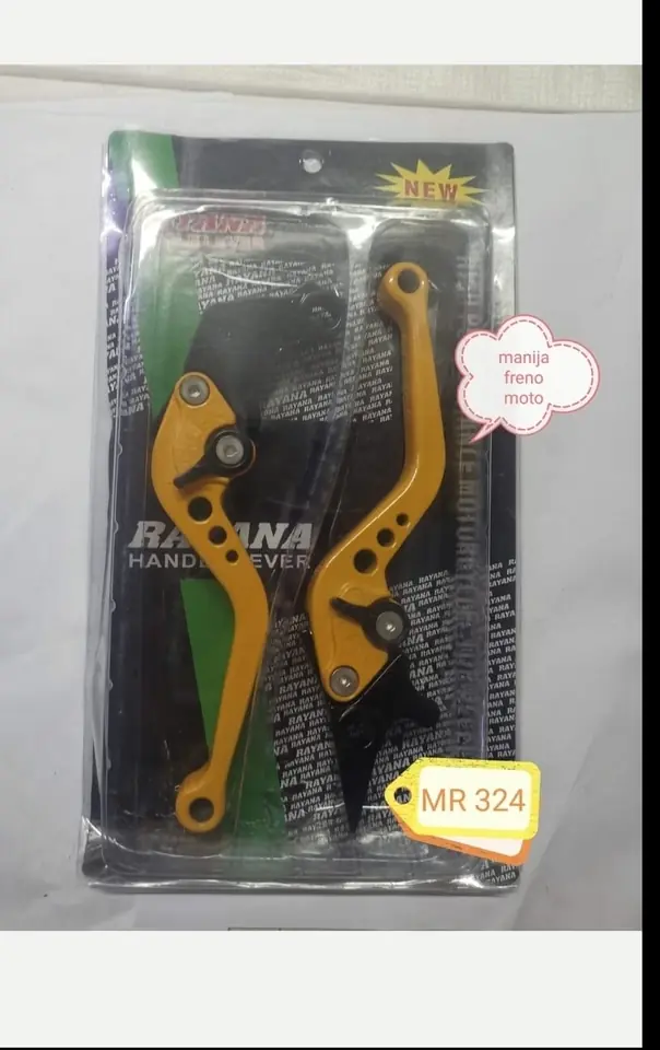 MANIJA DE FRENO MOTO SET X 2PZS (U650)