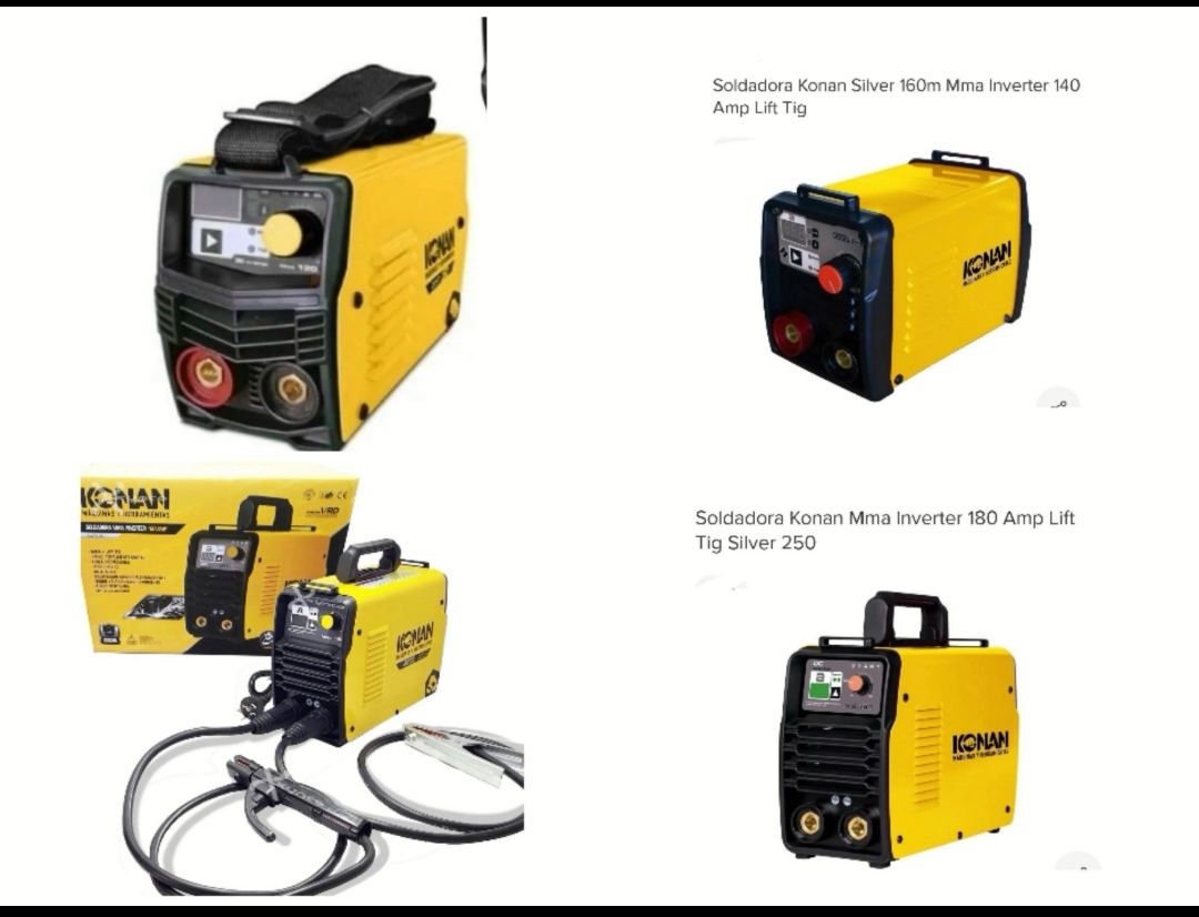 SOLDADORA MMA INVERTER KONAN 120 AMP (U7500)