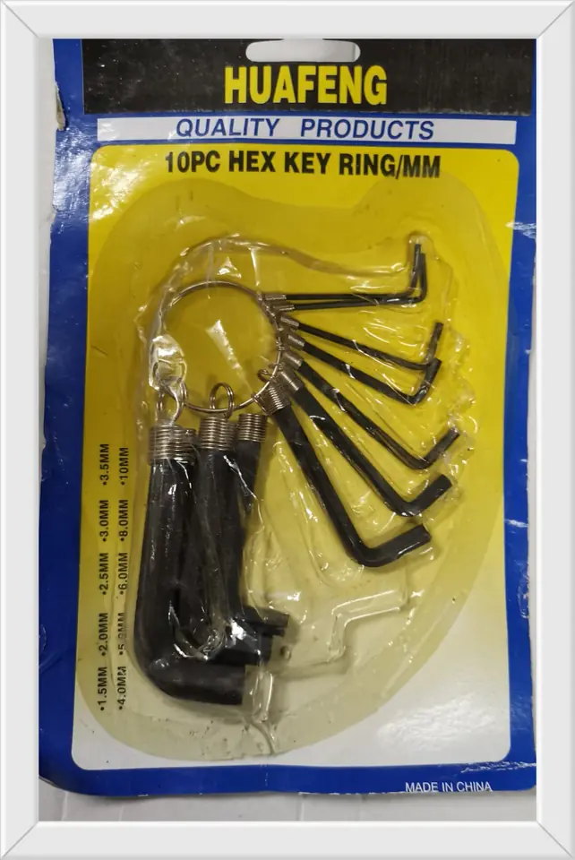 LLAVE ALLEN X 10 PZS COMUN MM (U070)