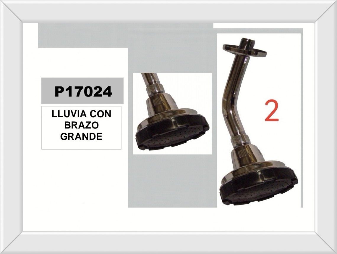 DUCHA LLUVIA CON BRAZO GRANDE (U265)