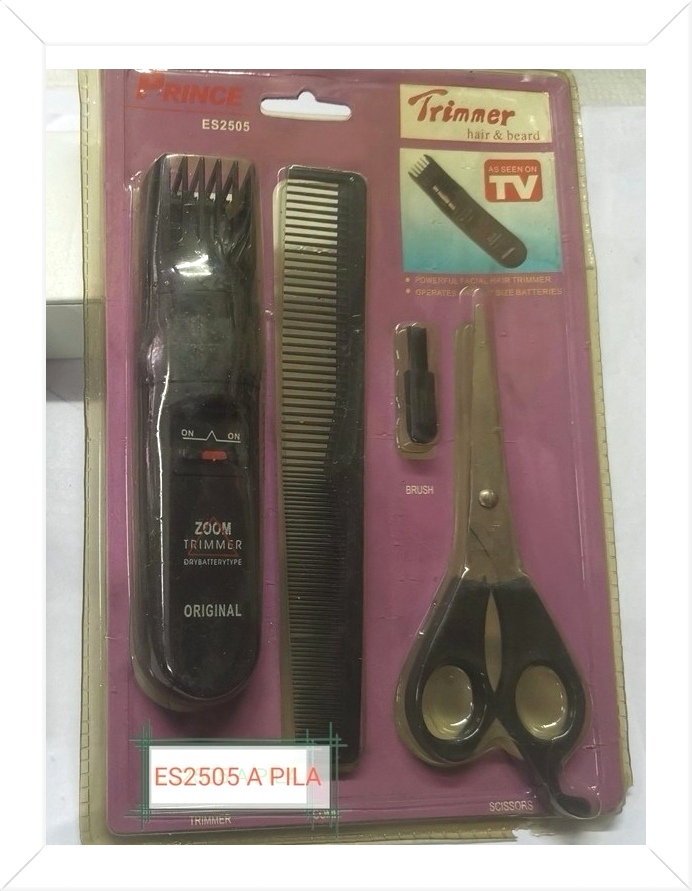 Cortapelo barba cabello patilla a pila ES2505 (U250)