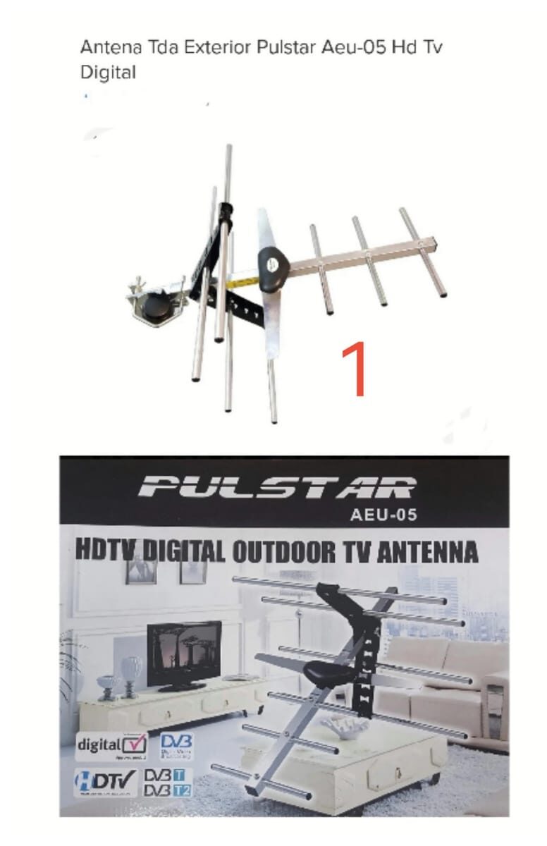 ANTENA DIGITAL EXTERIOR PULSTAR AEU05(U1500)
