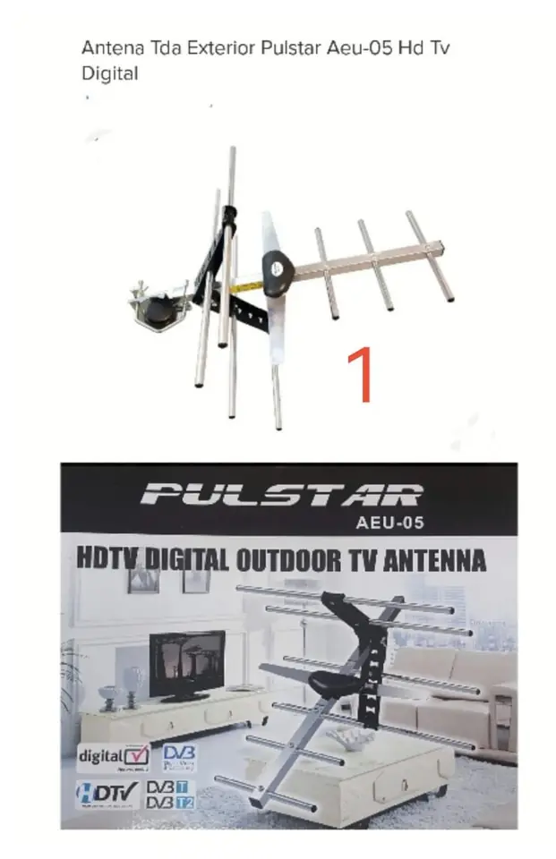 ANTENA DIGITAL EXTERIOR PULSTAR AEU05(U1500)