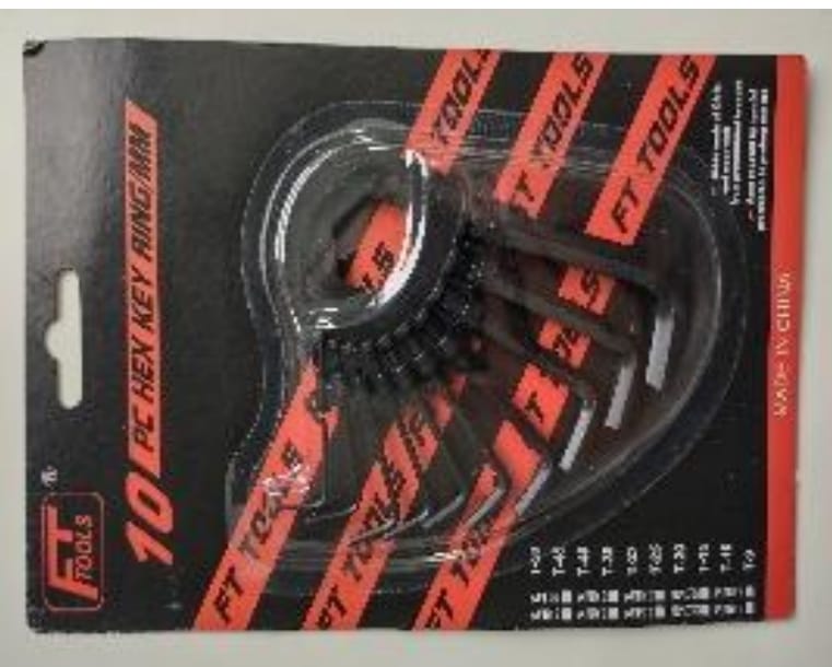 LLAVE TORX X10 PCS LLAVERO ECO (U105)