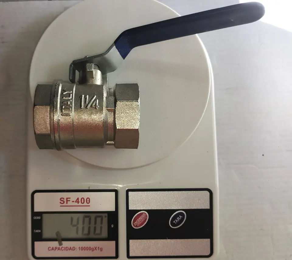 LLAVE DE PASO VALVULA ESFERICA METAL 1 1/4  (U580)