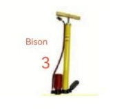 INFLADOR CON BOMBA AMARILLO BISON (U675)