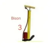 INFLADOR CON BOMBA AMARILLO BISON (U675)