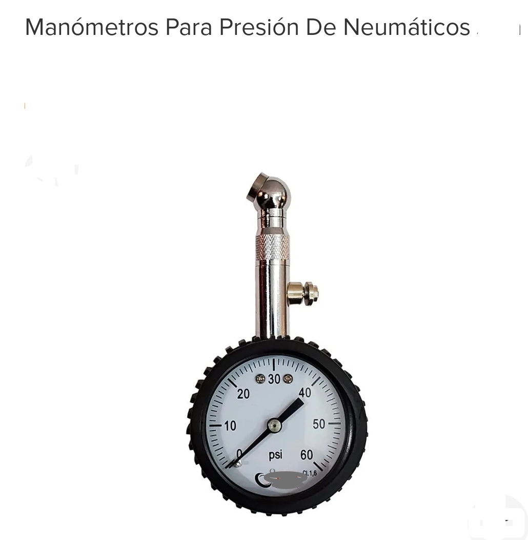 MEDIDOR DE PRESION NEUMATICO METAL (U360)