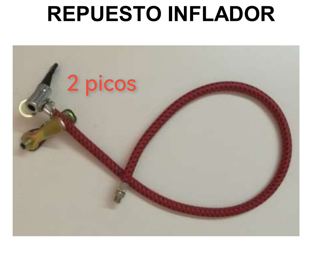 MANGUERA PARA INFLADOR 2 PICOS (U065)