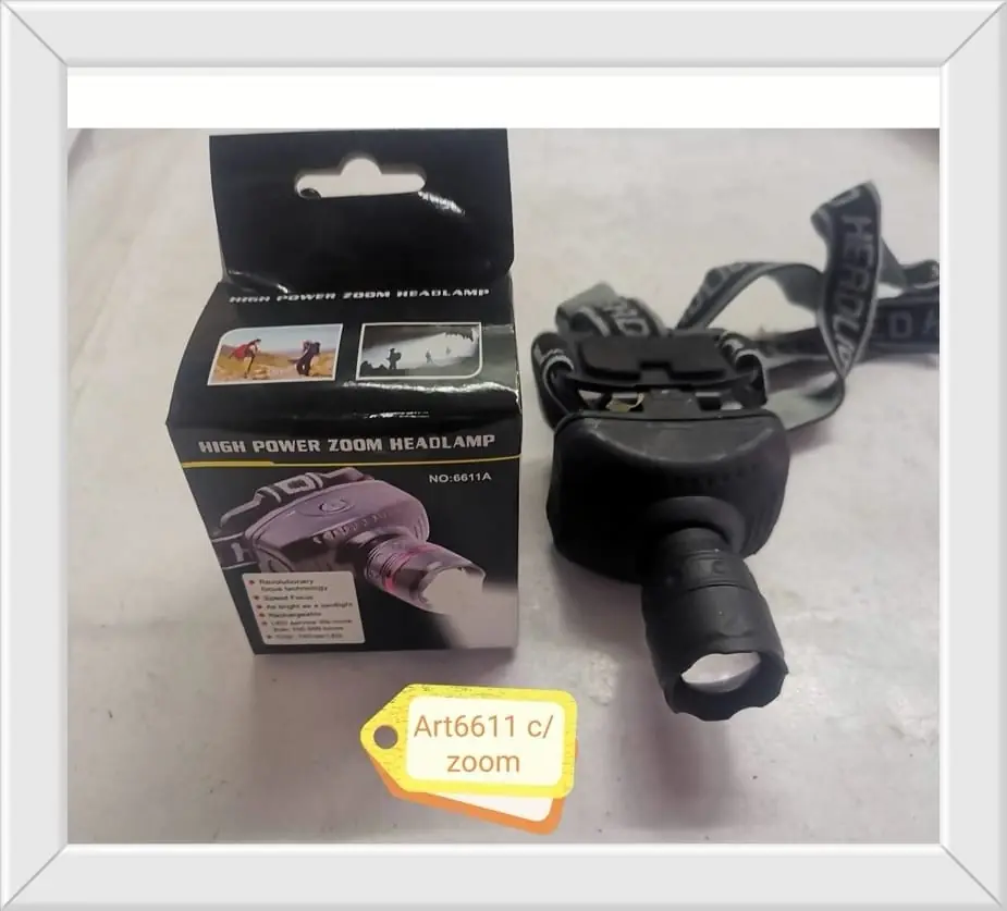 LINTERNA MINERA CON ZOOM ART6611(U175)
