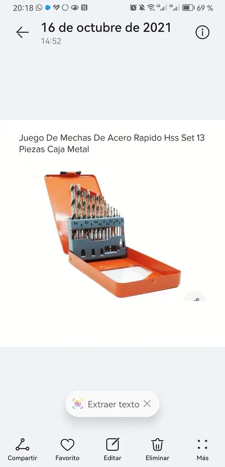 MECHA HSS TITANIO 13PZS 1-6,5MM(U575)