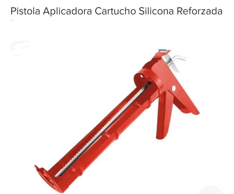 PISTOLA APLICADORA SILICONA CON CREMALLERA REFORZADA (U220)
