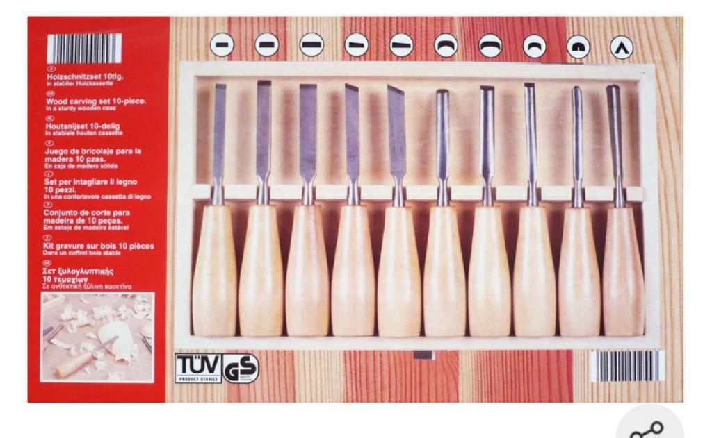 GUBIAS X 10PZS CAJA MADERA (U1050)
