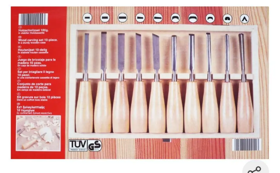 GUBIAS X 10PZS CAJA MADERA (U1050)