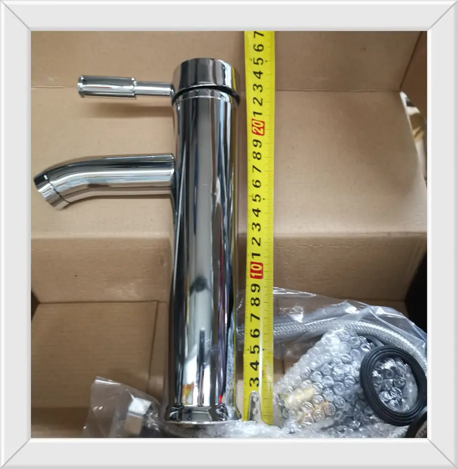 CANILLA MONOCOMANDO MESADA TUBO 24CM (U1650)