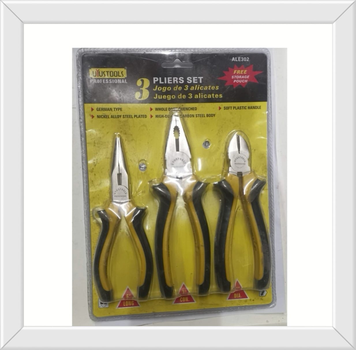 PINZA SET X 3 PZS UYUSTOOL (U1000)