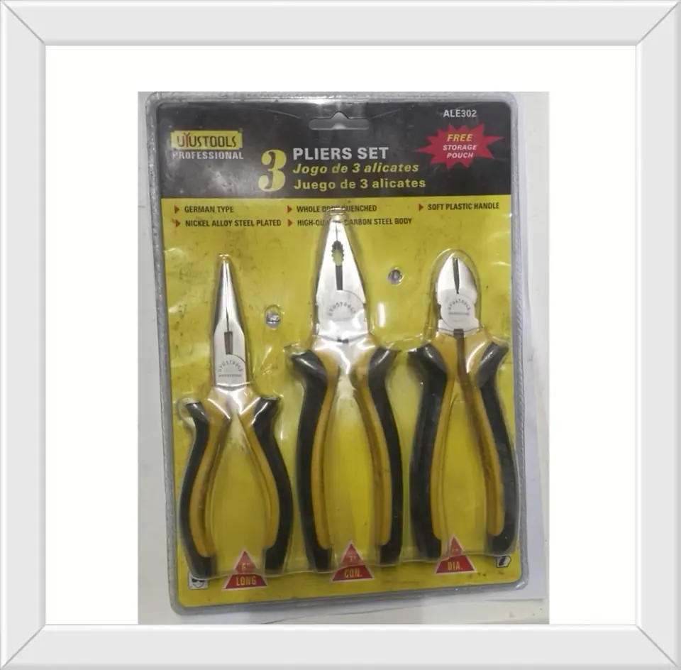 PINZA SET X 3 PZS UYUSTOOL (U1000)