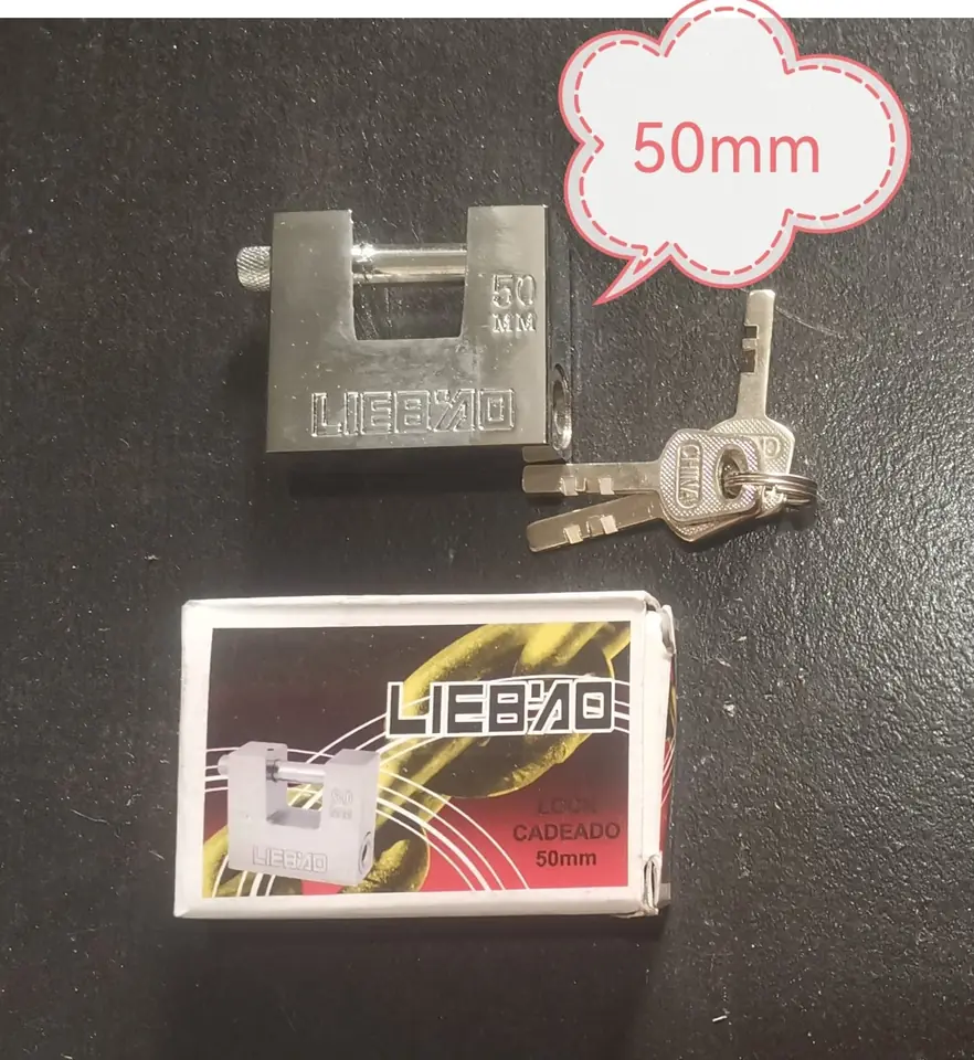 CANDADO PERNO HORIZONTAL 50MM LIEBAO (U220)