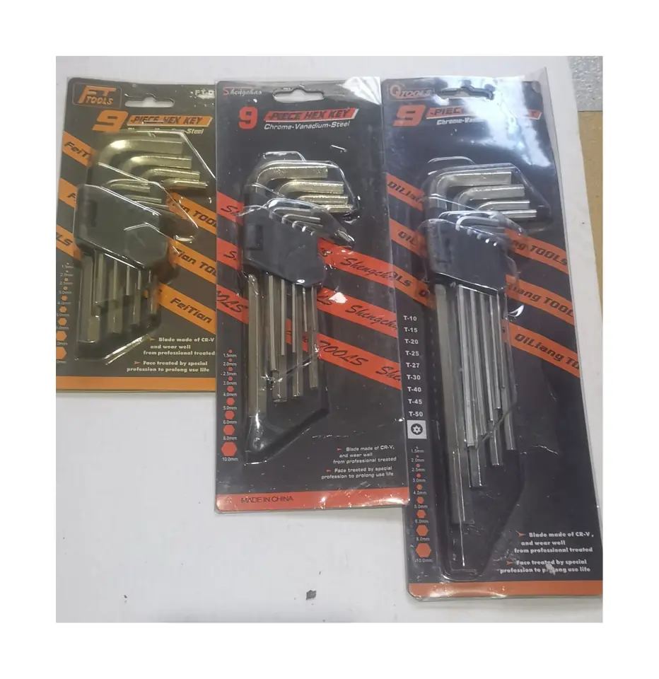 LLAVE ALLEN X 9 PZS ECO MEDIANA (U160)