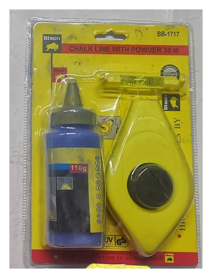 CHOCLA CON TIZA Y NIVEL SET X 3PZS BISON (U230)