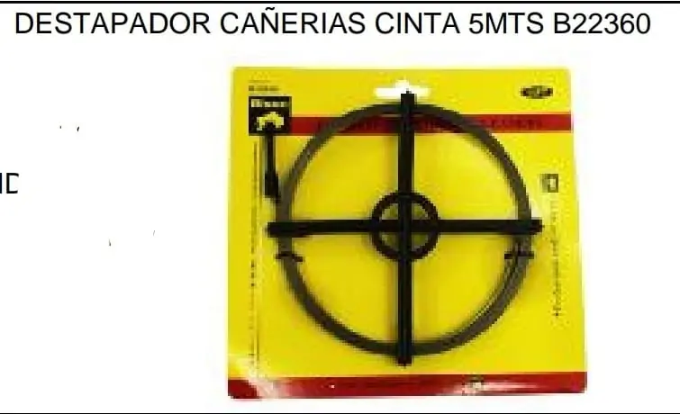 CINTA DESTAPACAÑERIAS 5M BISON (U260)