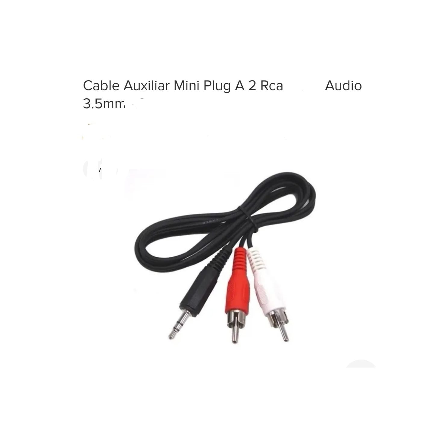 CABLE PLUG 3.5MM A 2 RCA 1.5M (U060)