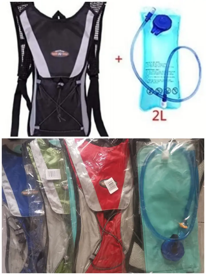 MOCHILA HIDRATACION CON BOLSA DE 2L (U1100)