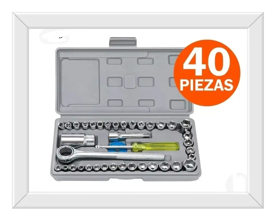 LLAVE TUBO 40 PZ (u500)