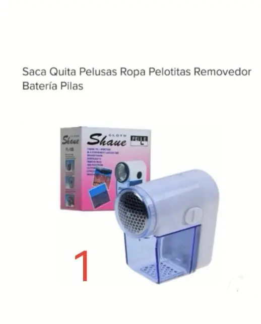 SACA PELUSAS A PILA U140)