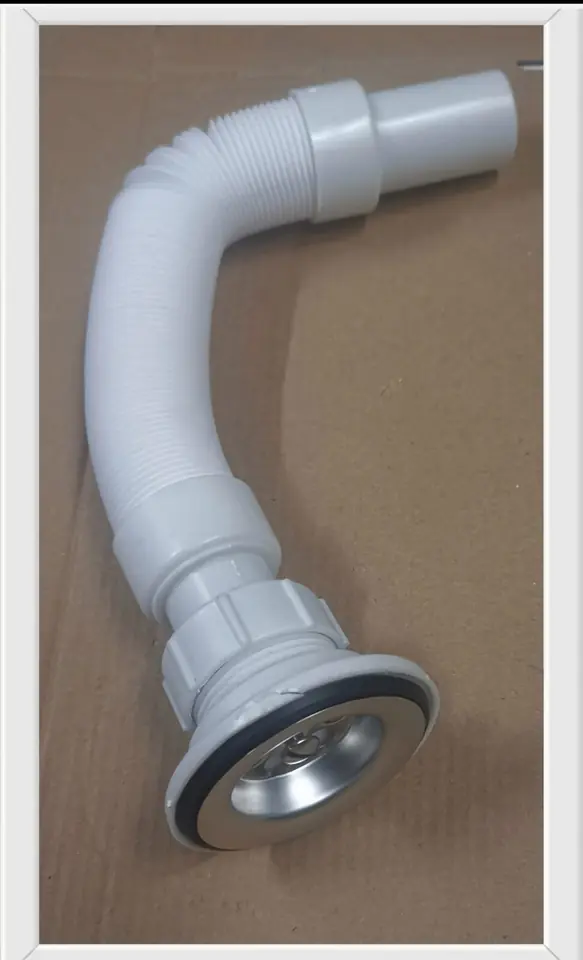 FUELLE CAÑO DESAGOTE 30CM CON SOPAPA(U110)