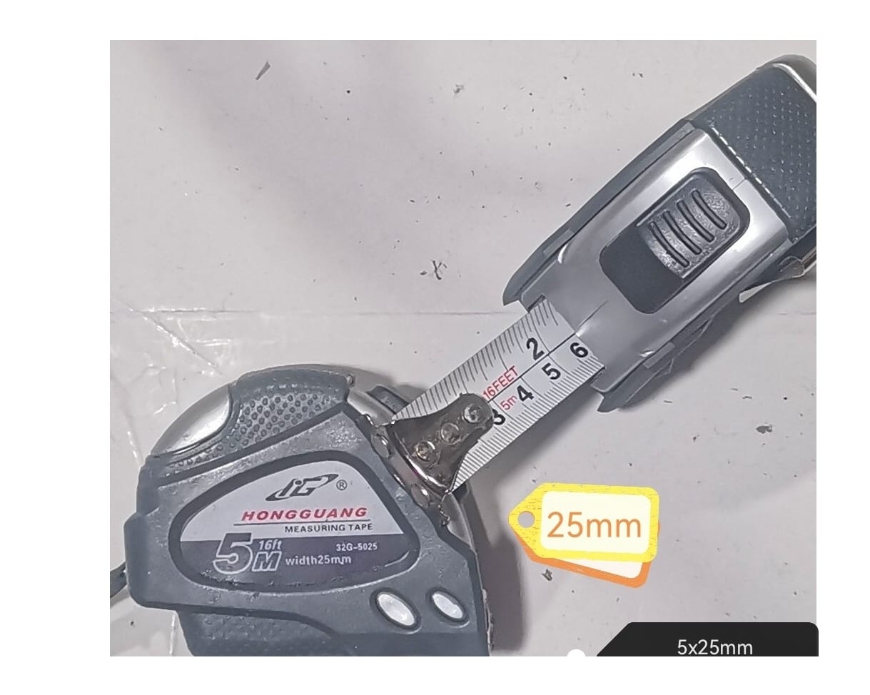 CINTA AUTOFRENANTE GRIS 5M X 25MM (U270)