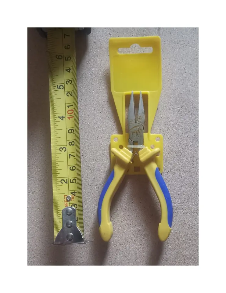 PINZA MINI 4.5" TN PUNTA PLANA (U190)