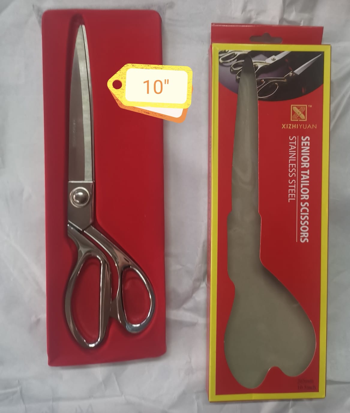 TIJERA SASTRE COSTURA 10" PLATEADA (U440)