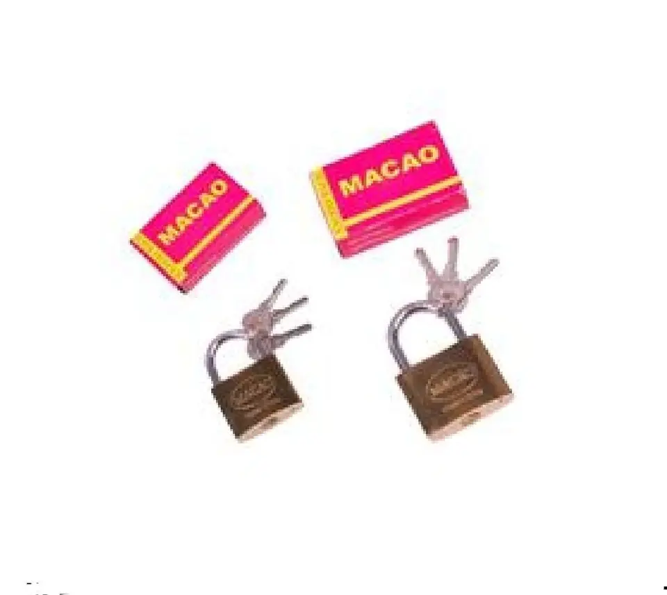 CANDADO MACAO PUDIDO CAJA ROJO 63MM (U350)