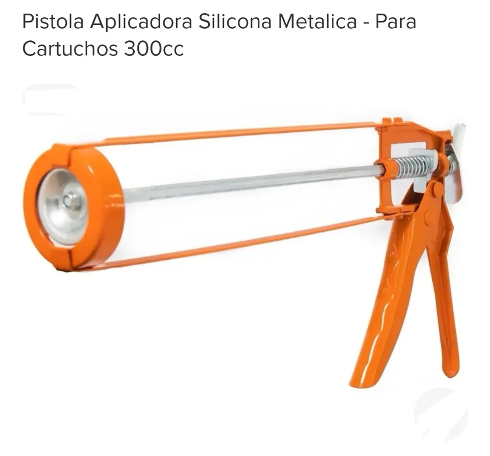 PISTOLA APLICADORA SILICONA ESQUELETOR ECONOMICA (U170)