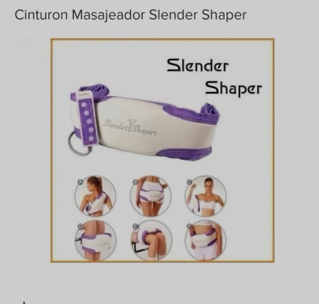 MASAJEADOR CINTURON SLENDER SHAPER(U2100)