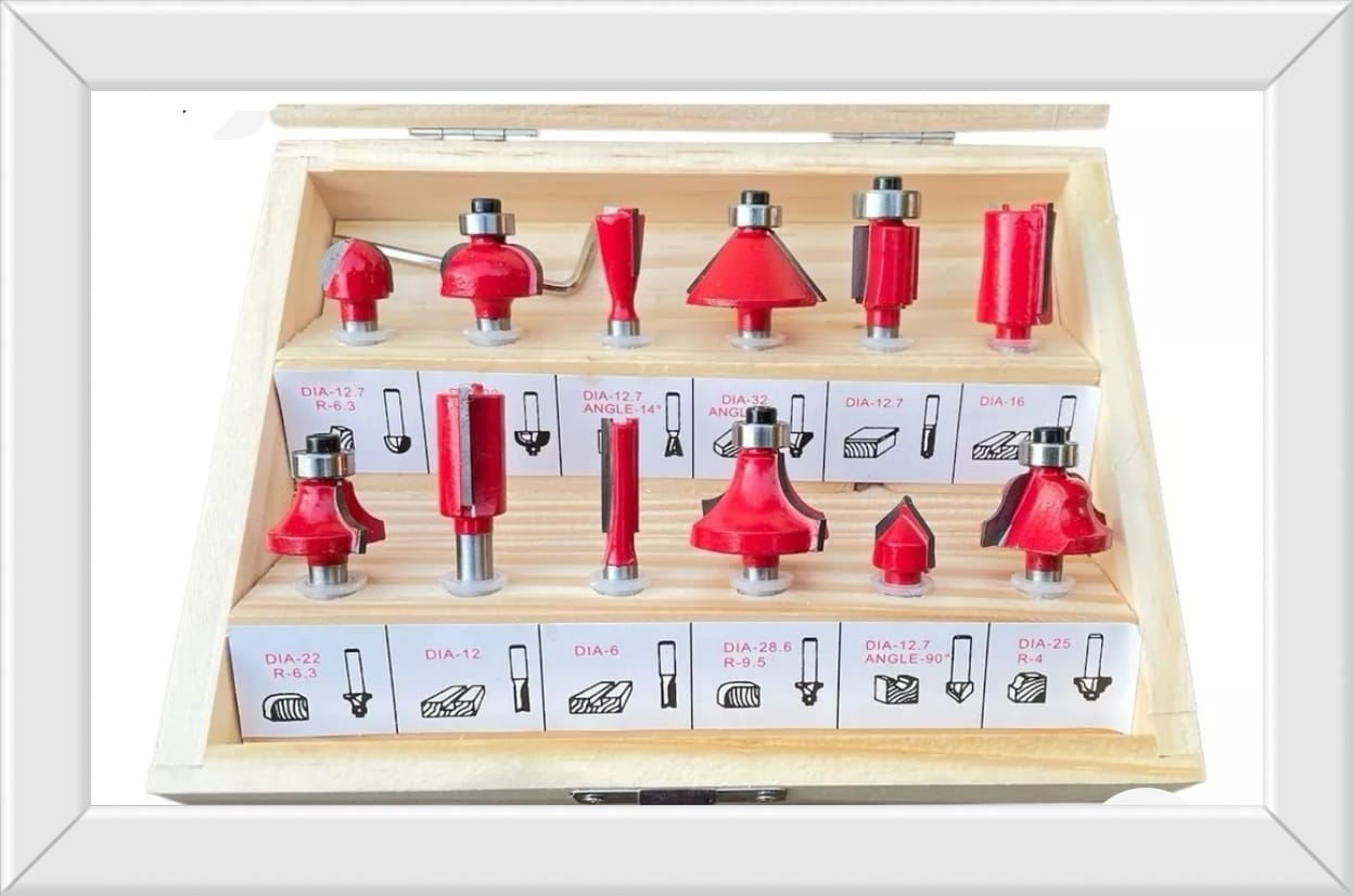 FRESAS ROUTER KIT X 12 PCS (U1700)