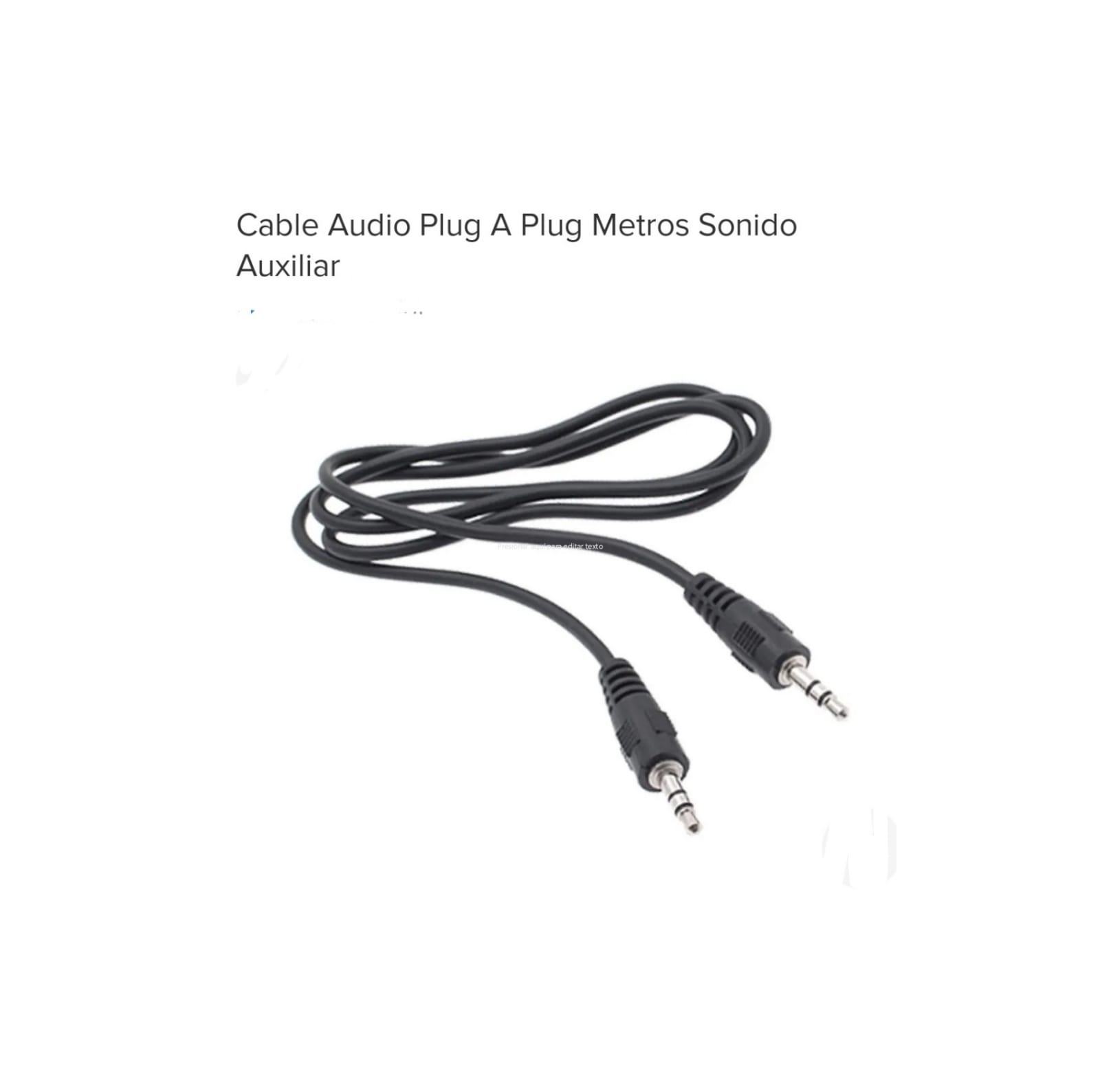CABLE AUDIO AUXILIAR PLUG3.5MM-PLUG3,5MM 3M (U075)