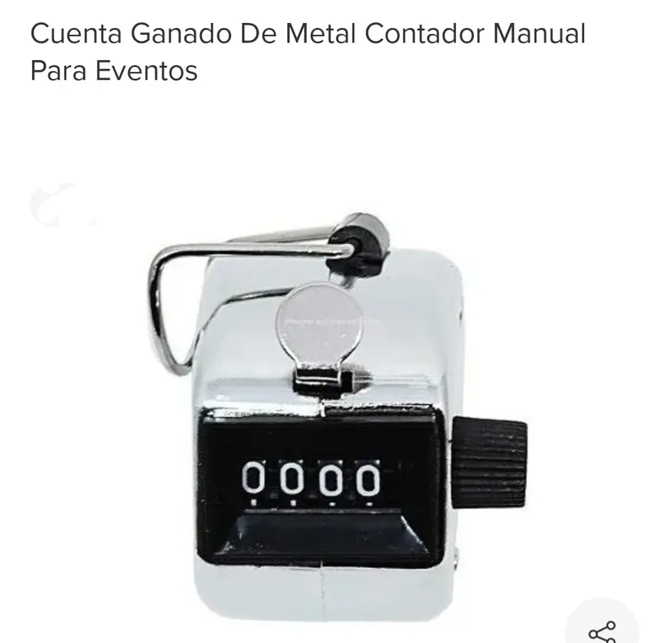 CUENTA GANADO METAL (U180)