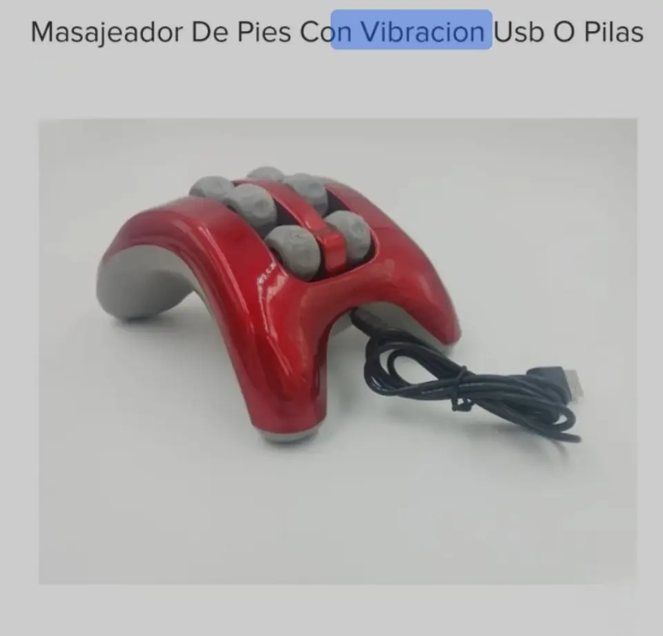 MASAJEADOR DE PIES CON USB O PILAS ((U420)