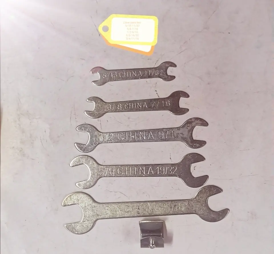 LLAVE FIJA  PARA REPARACION BICICLETA X 5 PCS(U140)