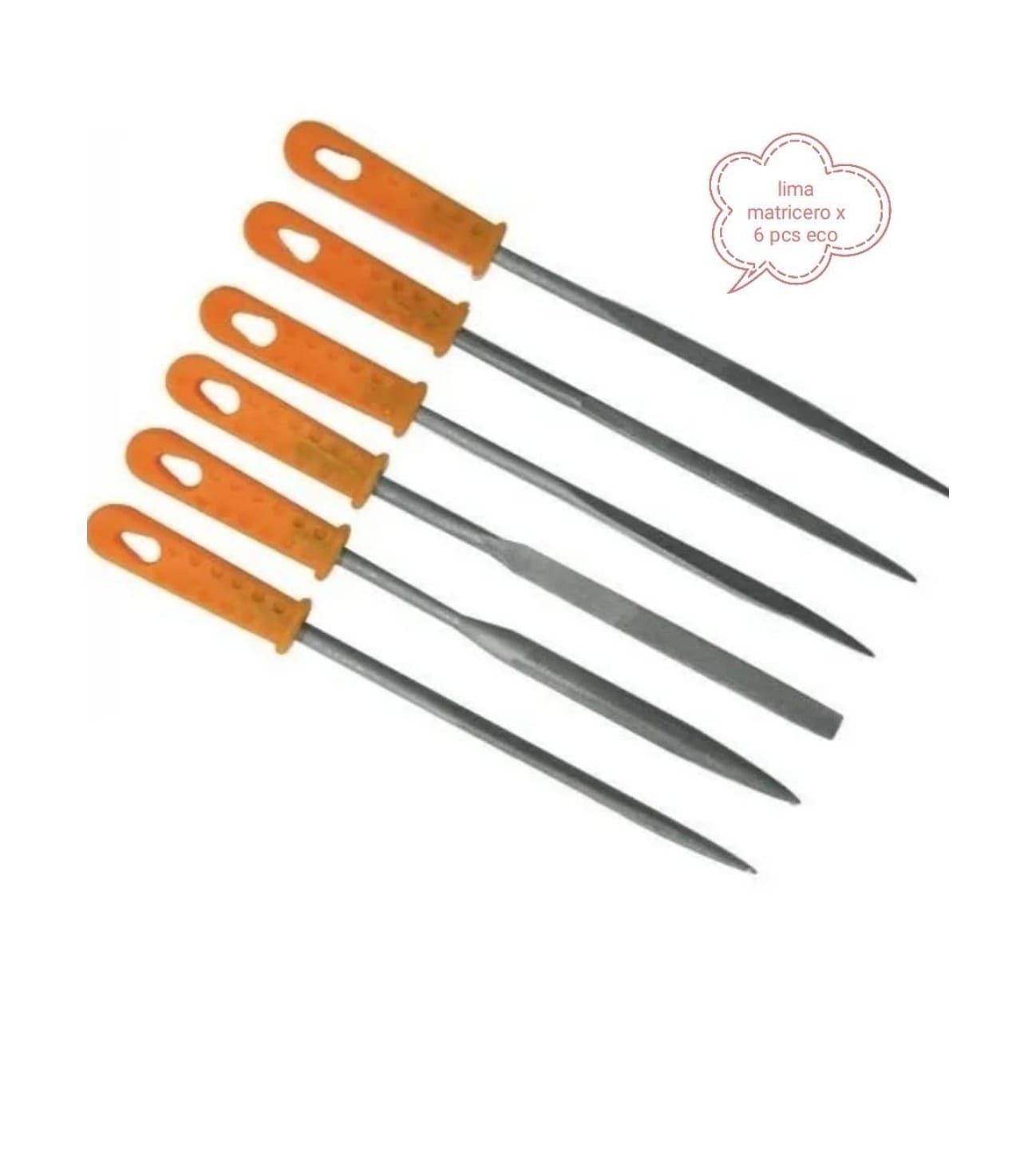 LIMAS ECO SET MATRICERO X 6 PCS MANGO PVC ECO (U150)
