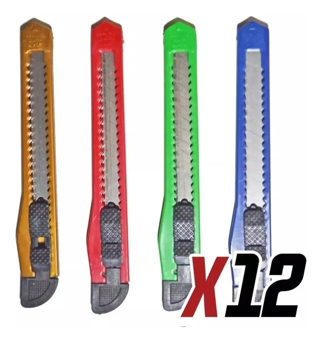 CUTTER 9MM X 12PCS ECO (U110)