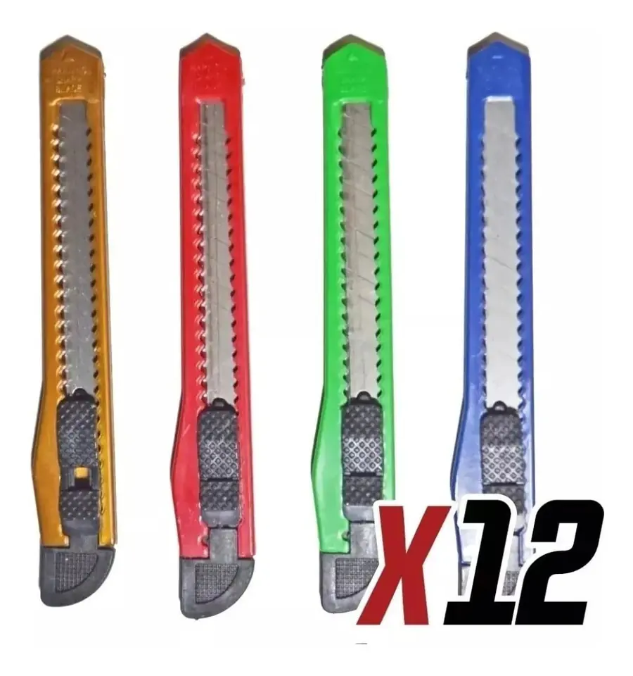 CUTTER 9MM X 12PCS ECO (U110)