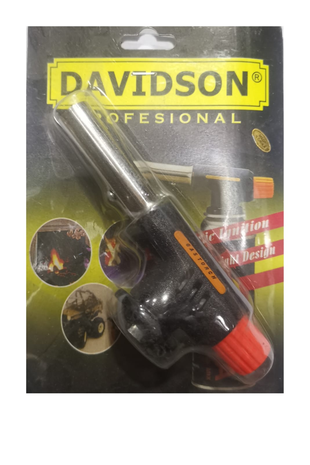 SOPLETE FLAMBEADOR  ENCENDIDO ELECTRONICO DAVISON (U750)