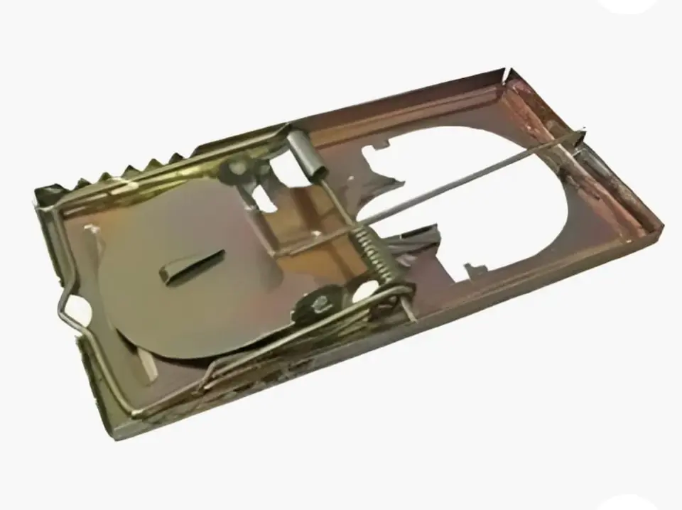 TRAMPERA METAL GRANDE RATA DORADO (U065)