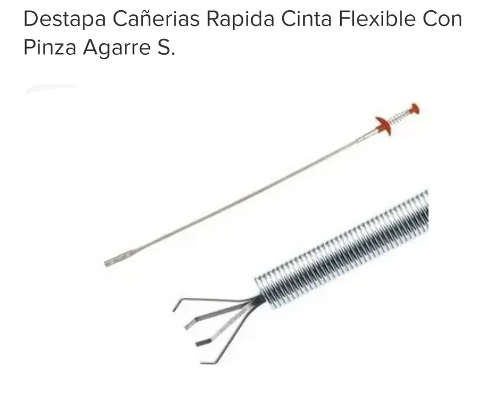 DESTAPA CAÑERIA  FLEXIBLE CON AGARRE (U070)